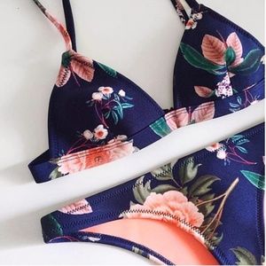 Triangl Floral "The Delilah" Bikini BOTTOMS ONLY